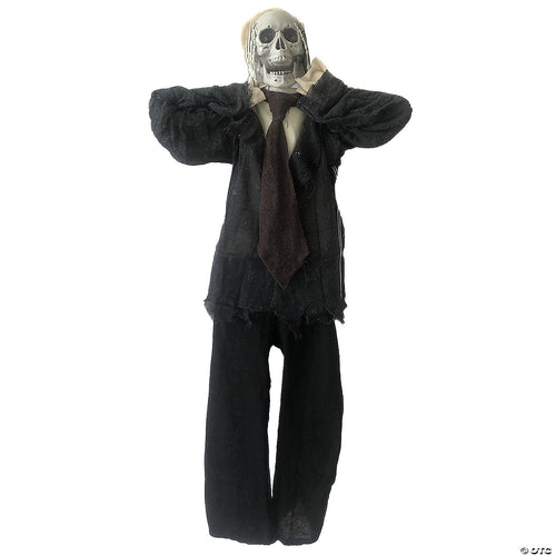 43" Animated Hanging Skull Man