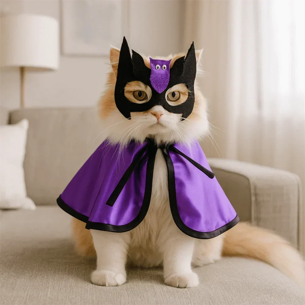 Wizard Bat Cloak Pet Halloween Costume